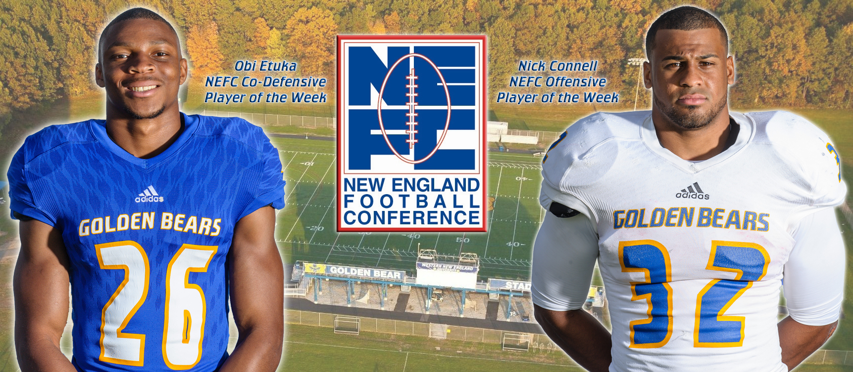 Connell & Etuka Honored by NEFC Following Title-Clinching Victory at Salve Regina on Saturday