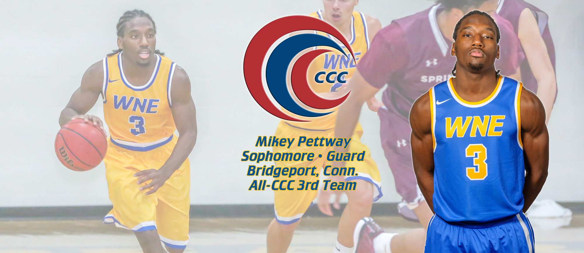 Mikey Pettway Named to All-CCC Third Team
