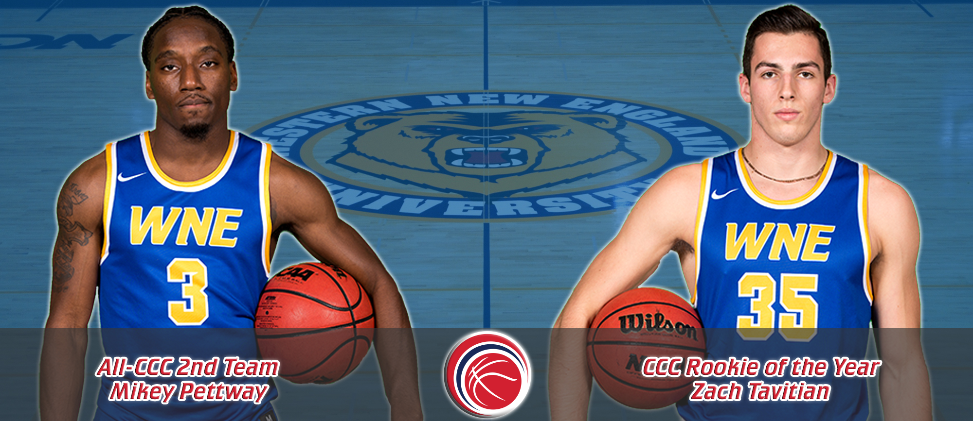 Pettway Earns All-CCC Second Team Honors, Tavitian Named CCC Rookie of the Year