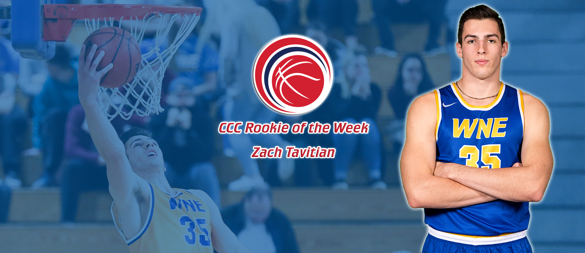 Zach Tavitian Collects Fourth CCC Rookie of the Week Honor