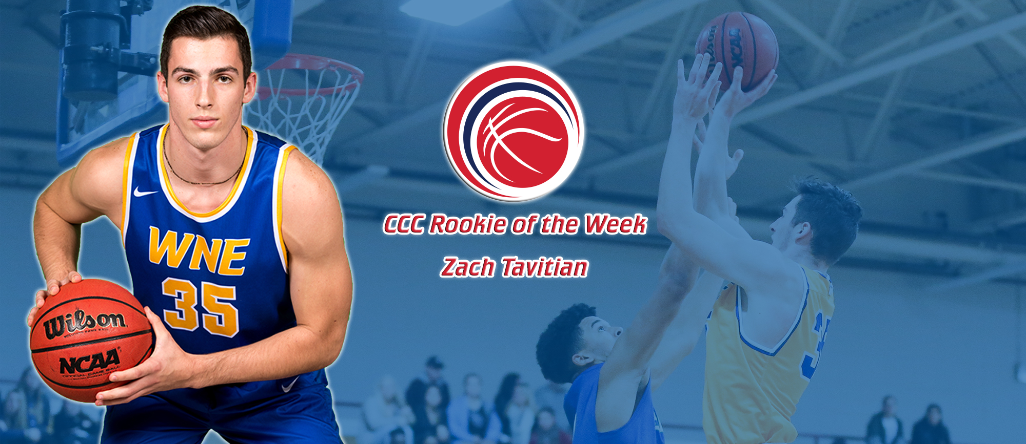 Zach Tavitian Receives Fifth CCC Rookie of the Week Award