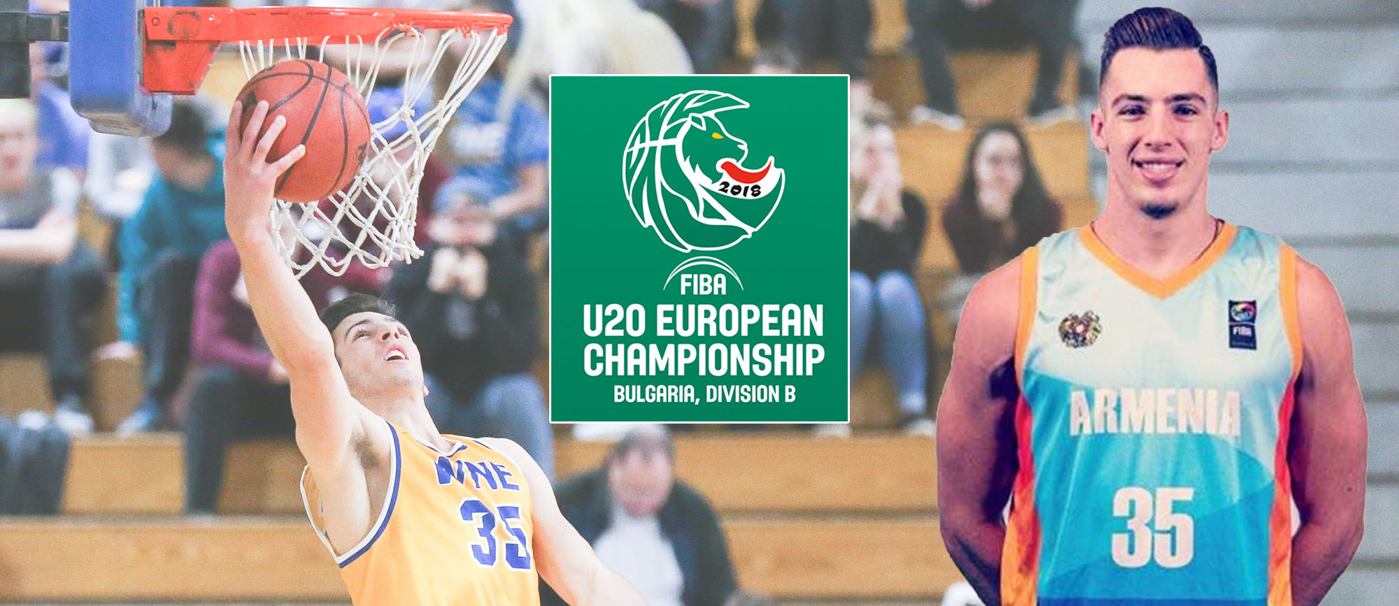 Zach Tavitian Competing for Armenia at FIBA U20 European Championships in Bulgaria