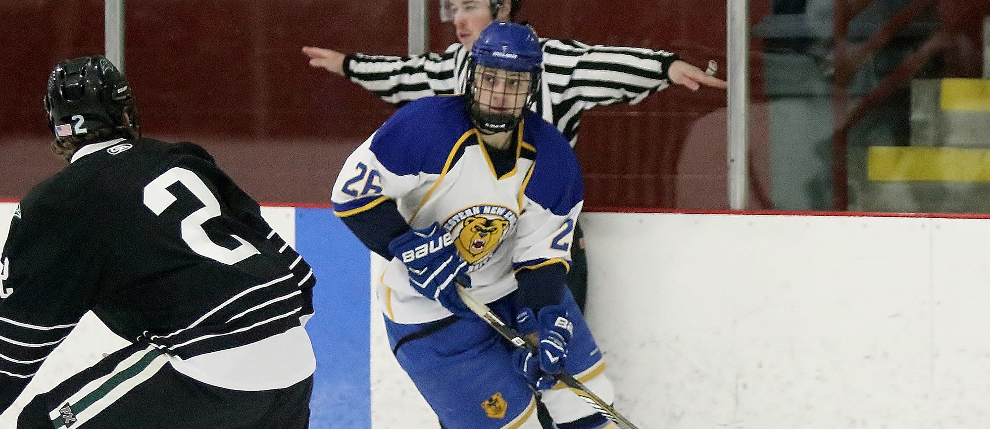 Junior David Kleyman scored his third goal of the season in Western New England's 3-2 loss to Wentworth on Saturday. (Photo by Larry Radner/Lifetouch)