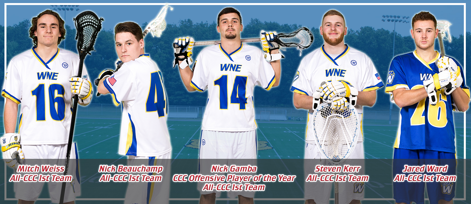 Gamba Highlights 12 All-CCC Selections for Western New England