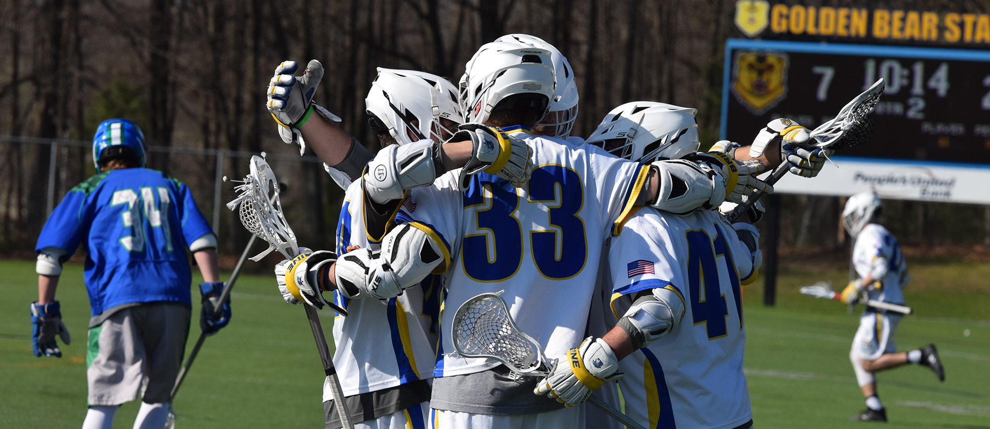 Western New England clinched its eighth straight trip to the CCC title game with an 18-5 win over Salve Regina in the semifinals on Tuesday at Golden Bear Stadium. (Photo by Rachael Margossian)