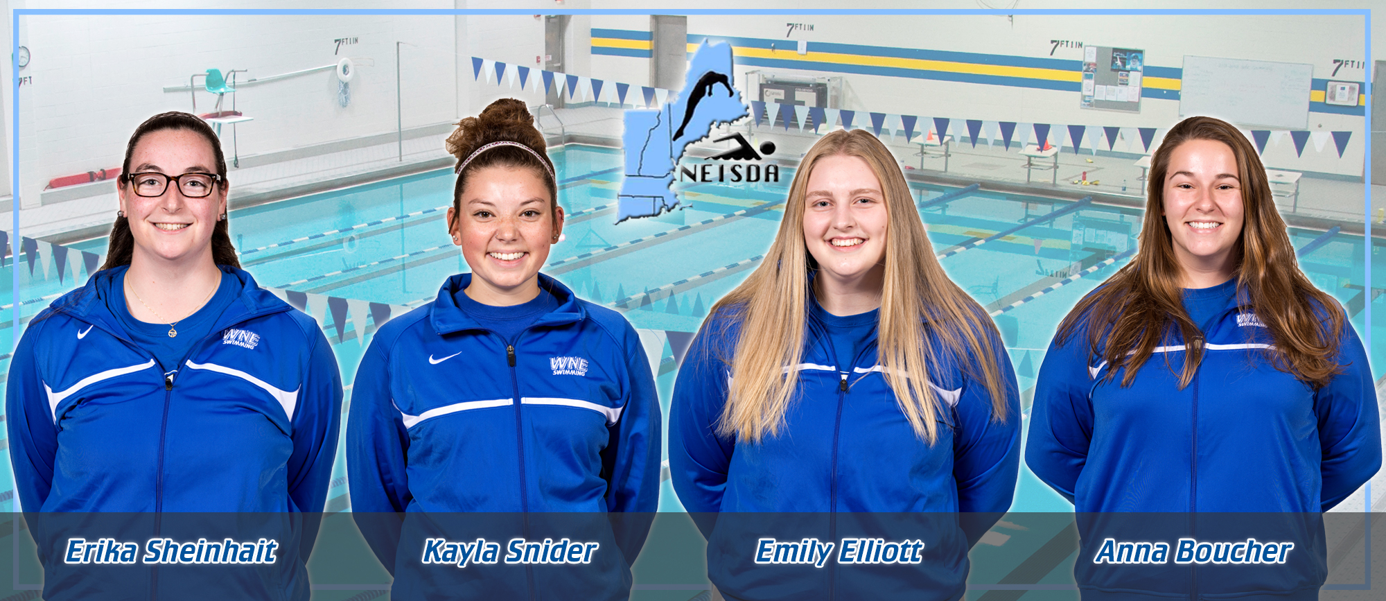 Four WNE Swimmers Named to NEISDA Fall All-Academic Team