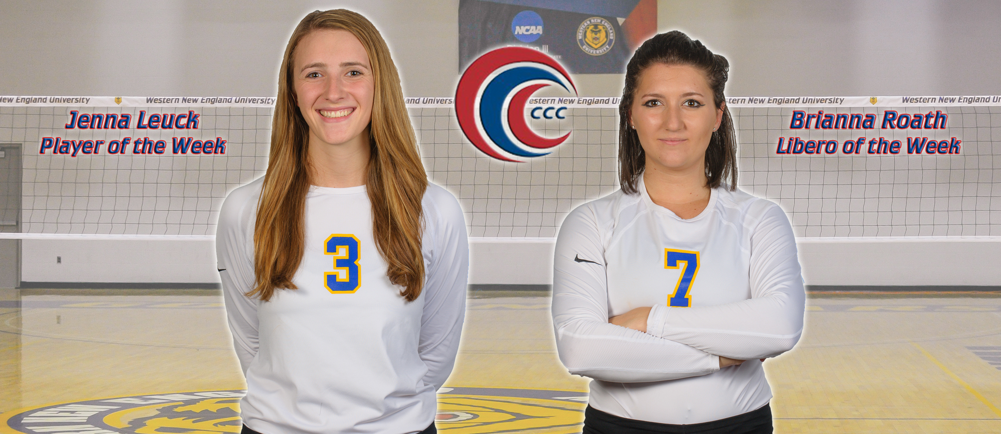 Jenna Leuck & Brianna Roath Earn Weekly Honors from the CCC