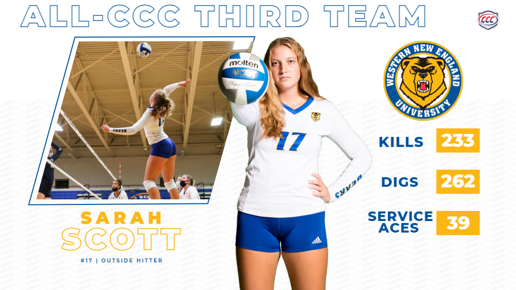 Scott Selected to All-CCC Third Team