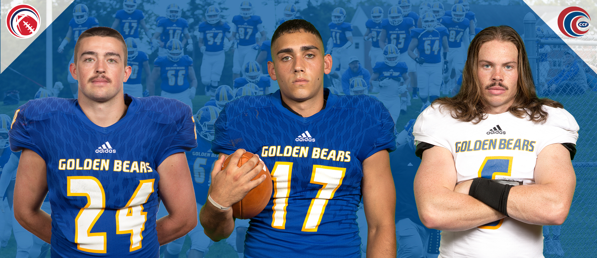 Eighteen Golden Bears Earn Awards & All-Conference Selections from CCC Football