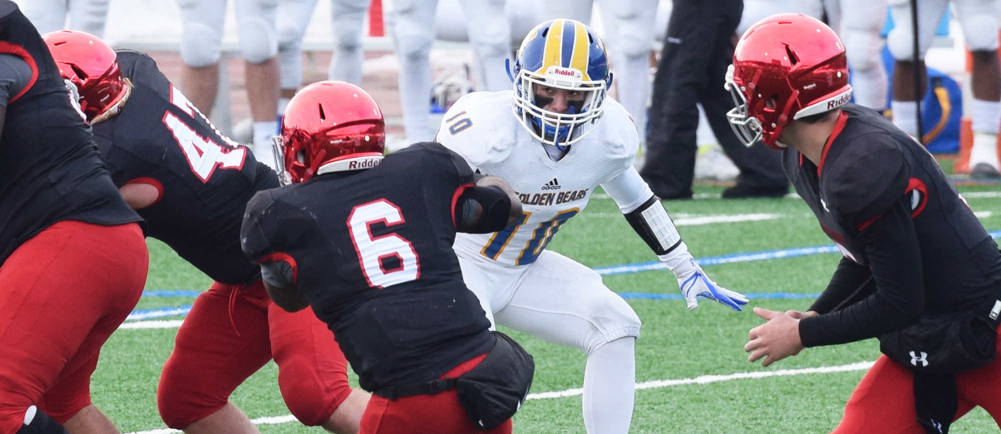 Junior Jake Salera recorded nine tackles and an interception in Western New England's NCAA Tournament loss to No. 6 Frostburg State on Saturday.