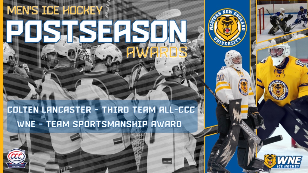 Lancaster Headlines All-CCC Third Team, Men’s Ice Hockey Picks Up Sportsmanship Award