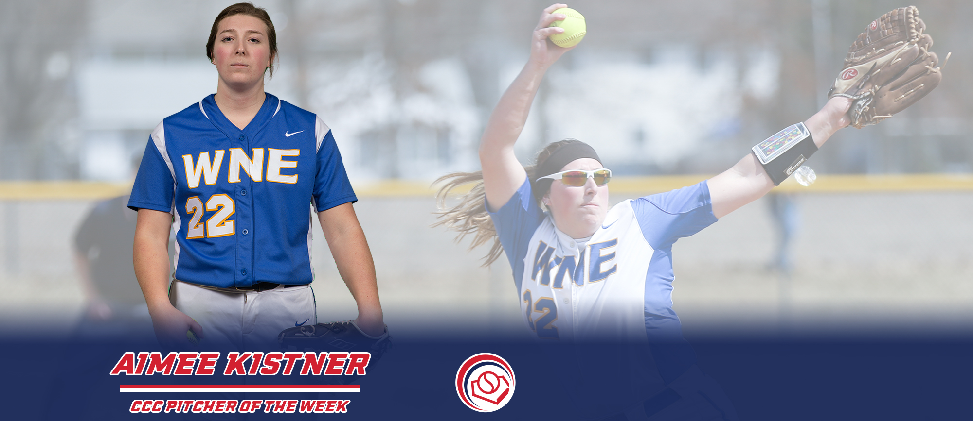 Aimee Kistner Named CCC Pitcher of the Week