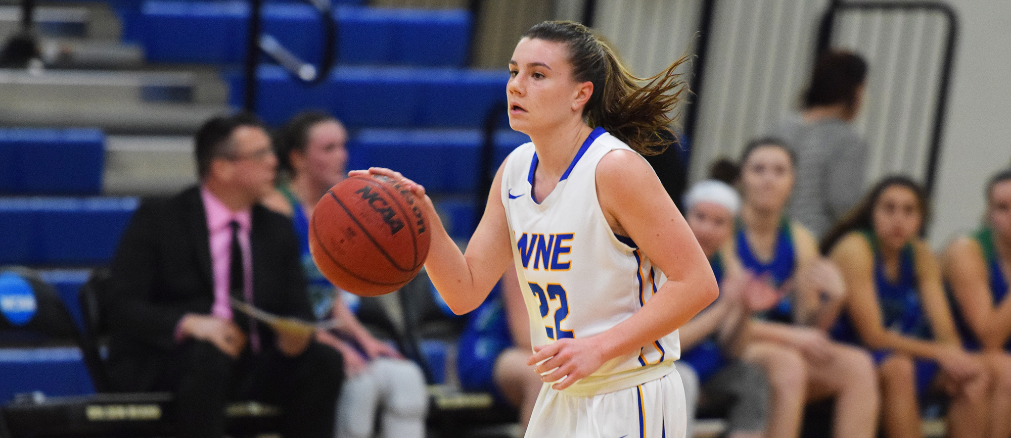 Western New England advanced to the CCC semifinals for the fifth straight season with a 64-52 win over Salve Regina on Tuesday night at the AHLC. (Photo by Rachael Margossian)