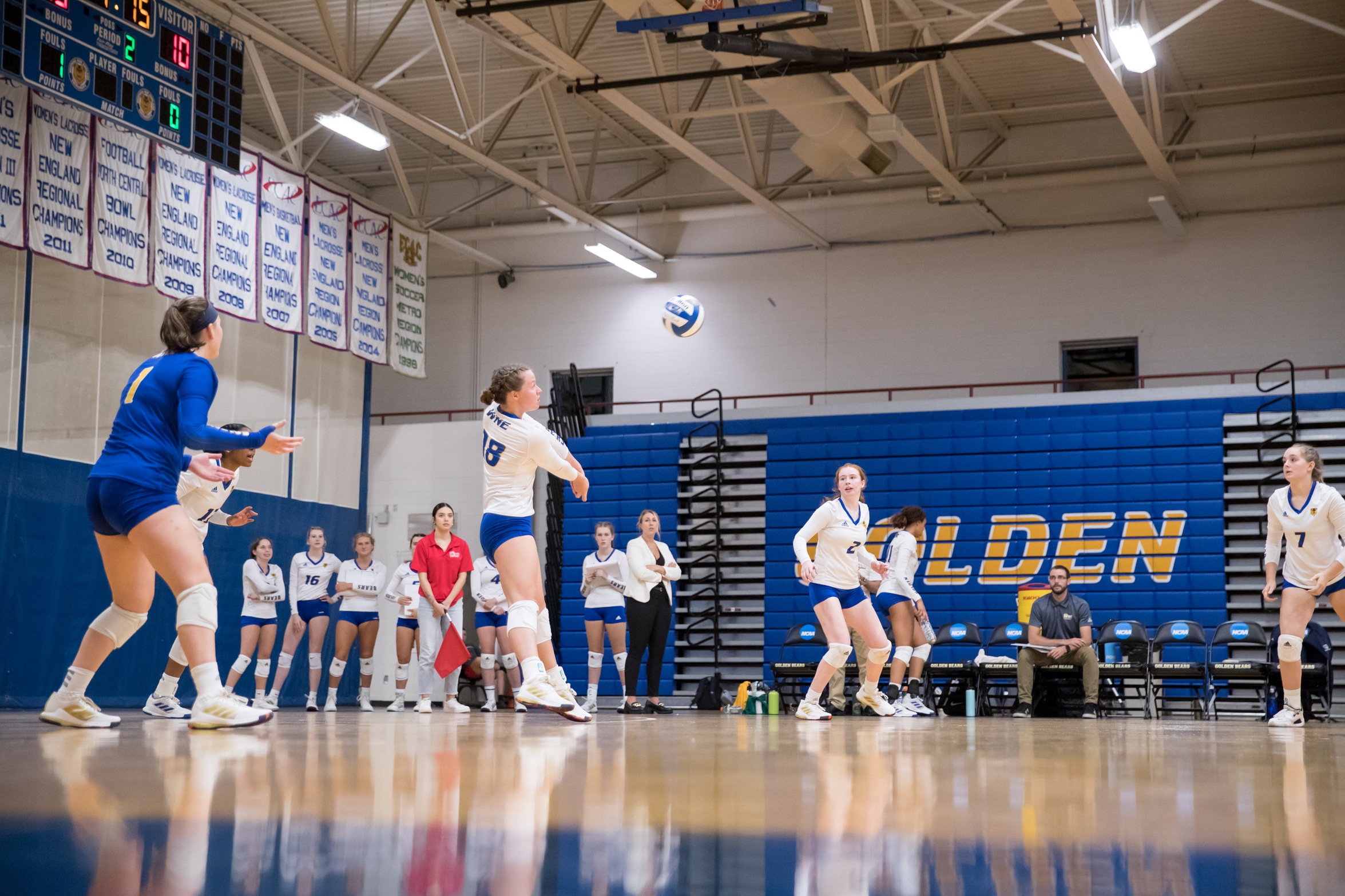 Golden Bear Volleyball Shuts Out Curry 3-0