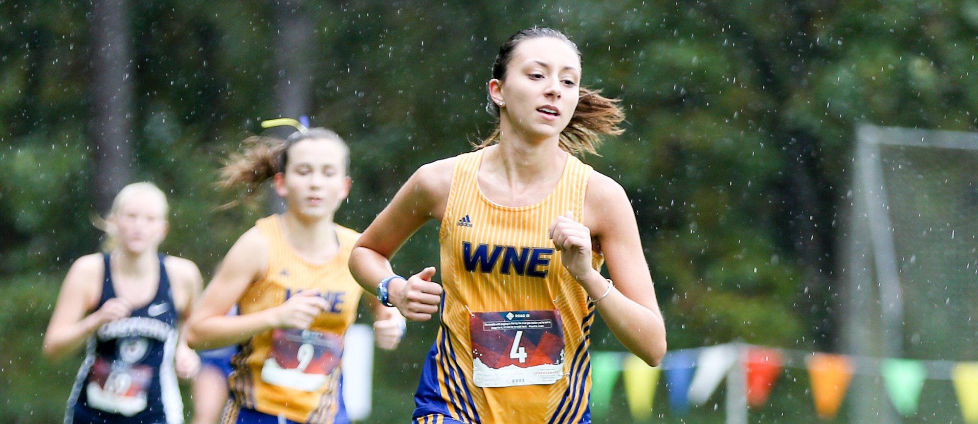 Senior Meagan Dias led the Golden Bears with a 169th place finish in her final collegiate race on Saturday at the New England Regional Championship. (Photo by Chris Marion)